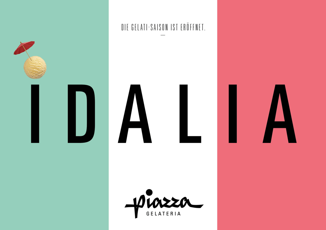 Idalia Piazza Gelateria Hochspannung Werbeagentur Zuerich